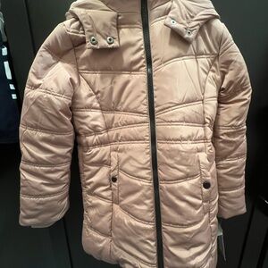 Madden Girl Blush Pink Puffer Jacket for Kids